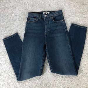 Re/Done Originals Ultra High Rise Crop Jeans sz 25